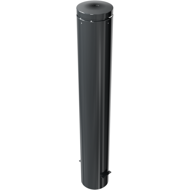 Ornamental bollard | steel tube � 193 mm | stationary, for casting in concretewith ground anchor, total length approx. 1400 mm